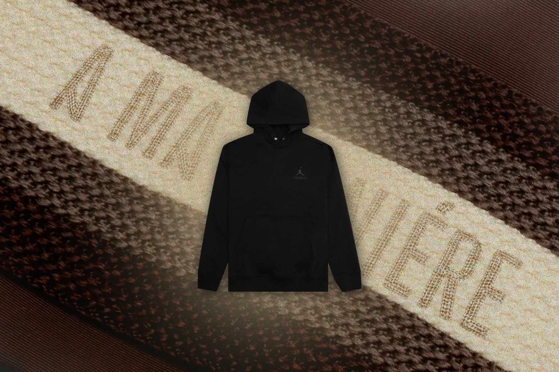 Jordan x A Ma Maniere Jacquard Hoodie - Black