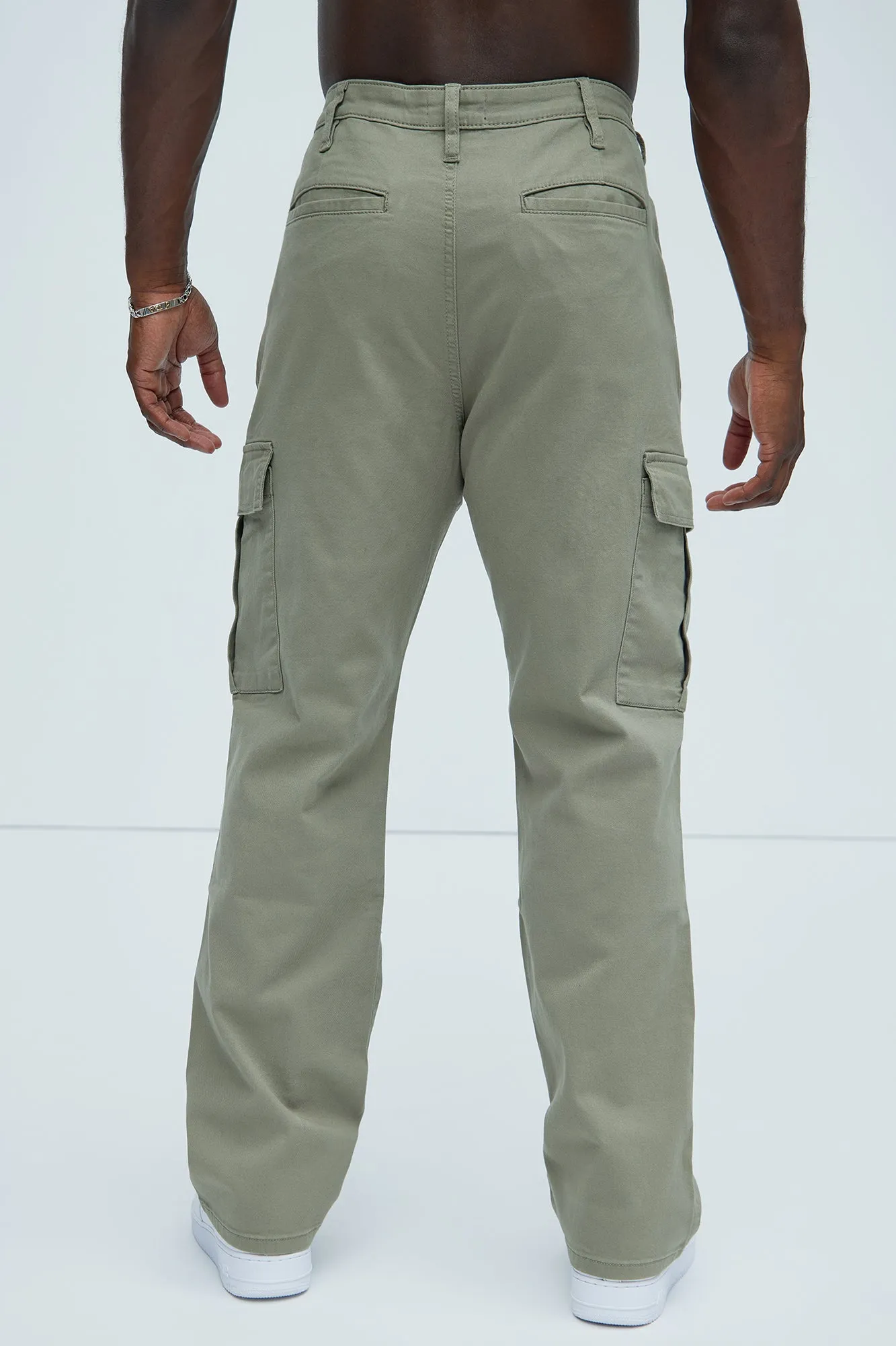 Kyle Straight Cargo Pants - Olive