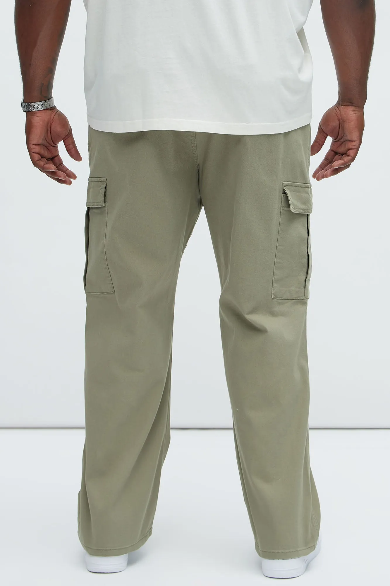 Kyle Straight Cargo Pants - Olive