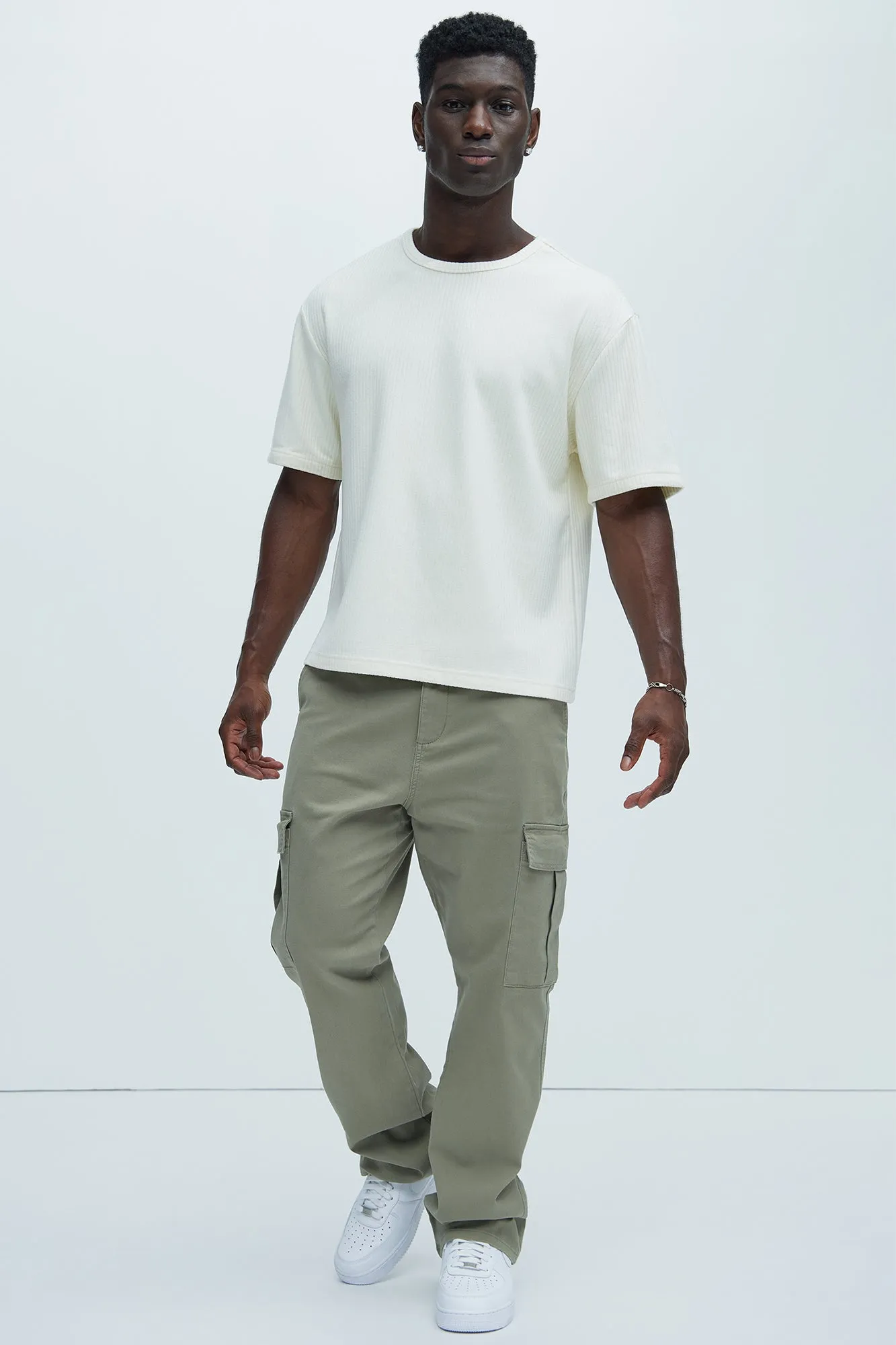 Kyle Straight Cargo Pants - Olive