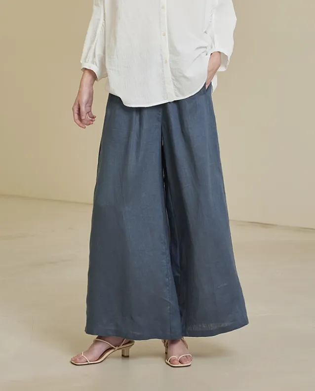 Long Line Linen Pant