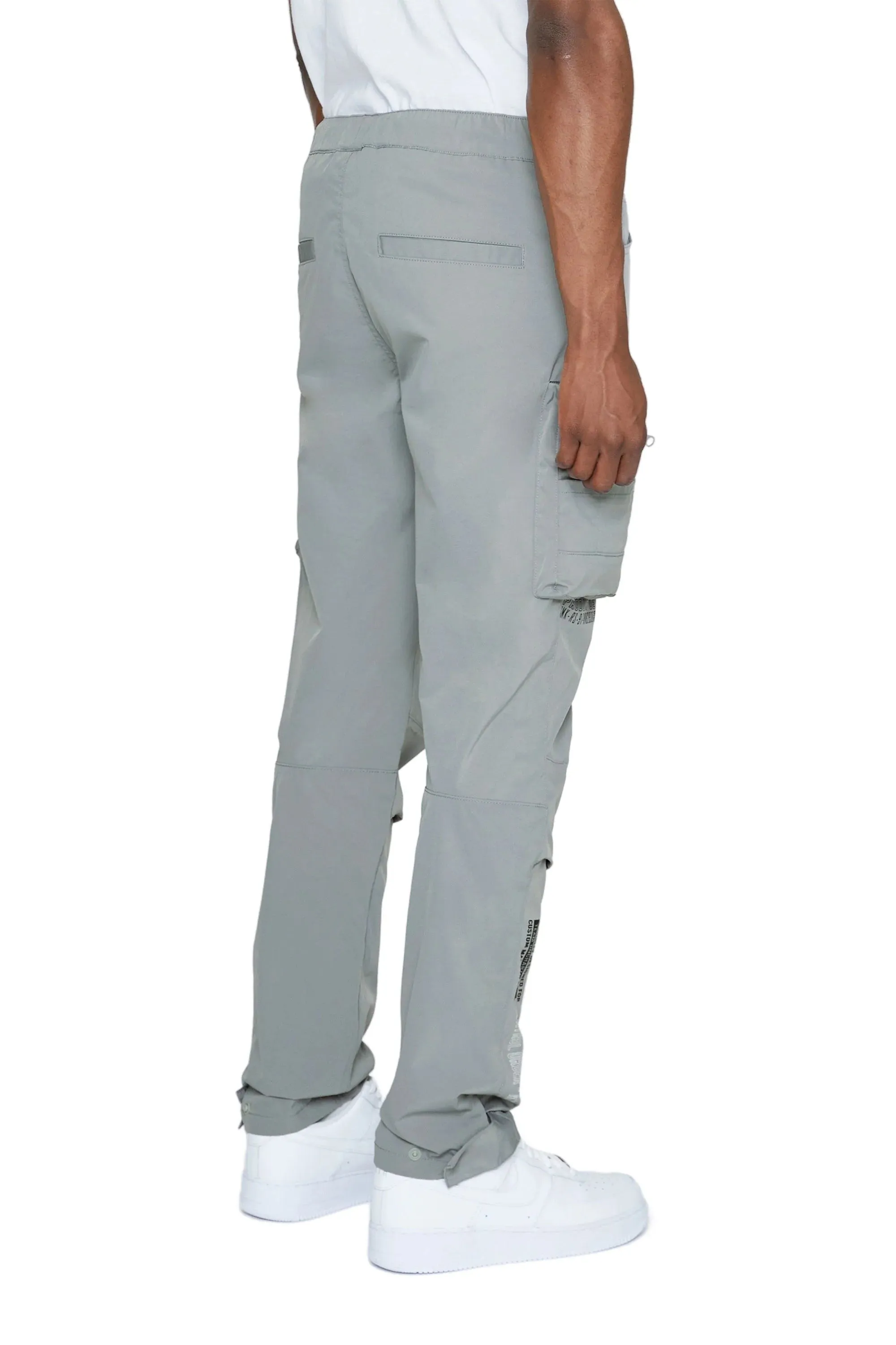 Men's Nylon Print Cargo Pants