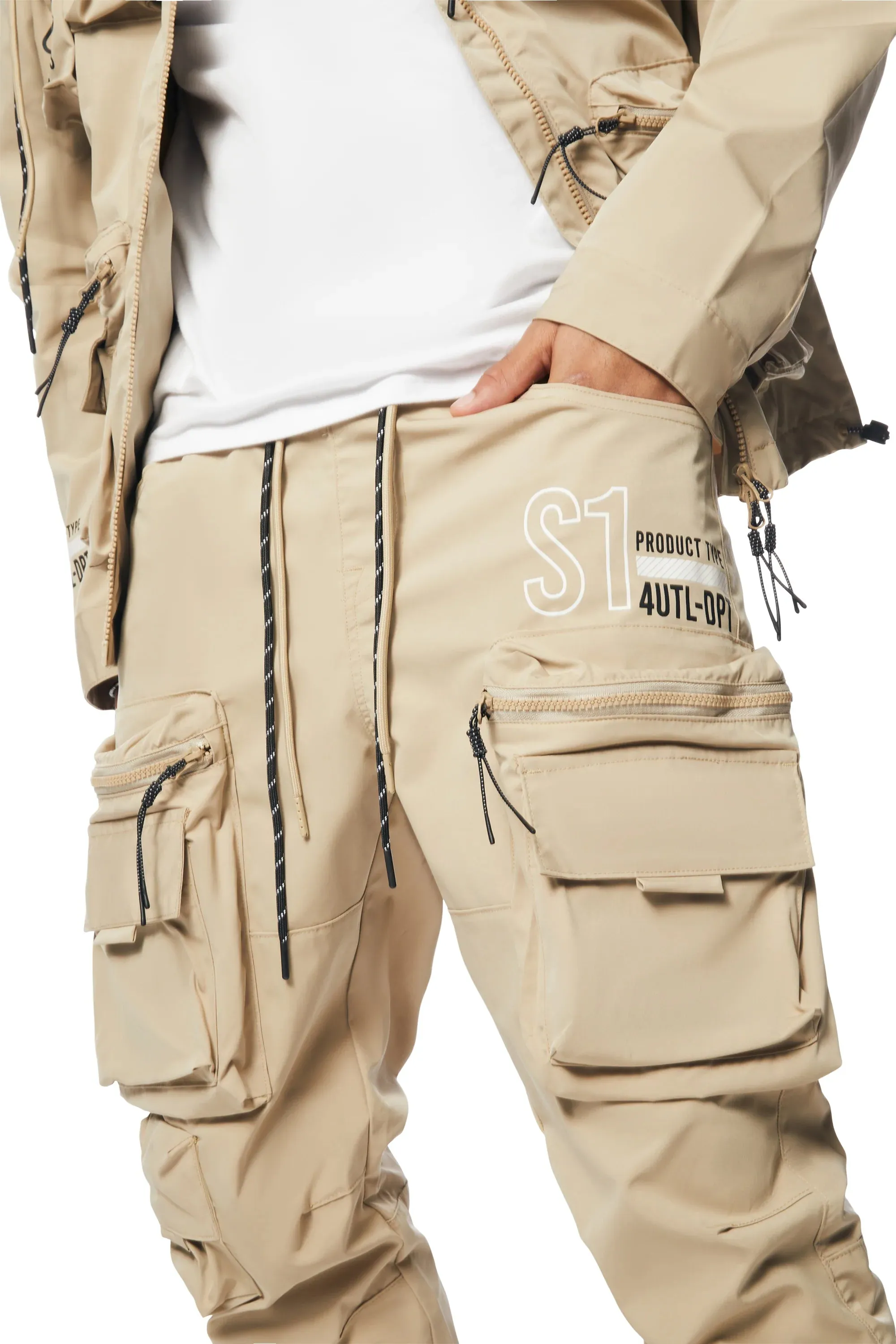 Men's Utility Windbreaker Cargo Pants