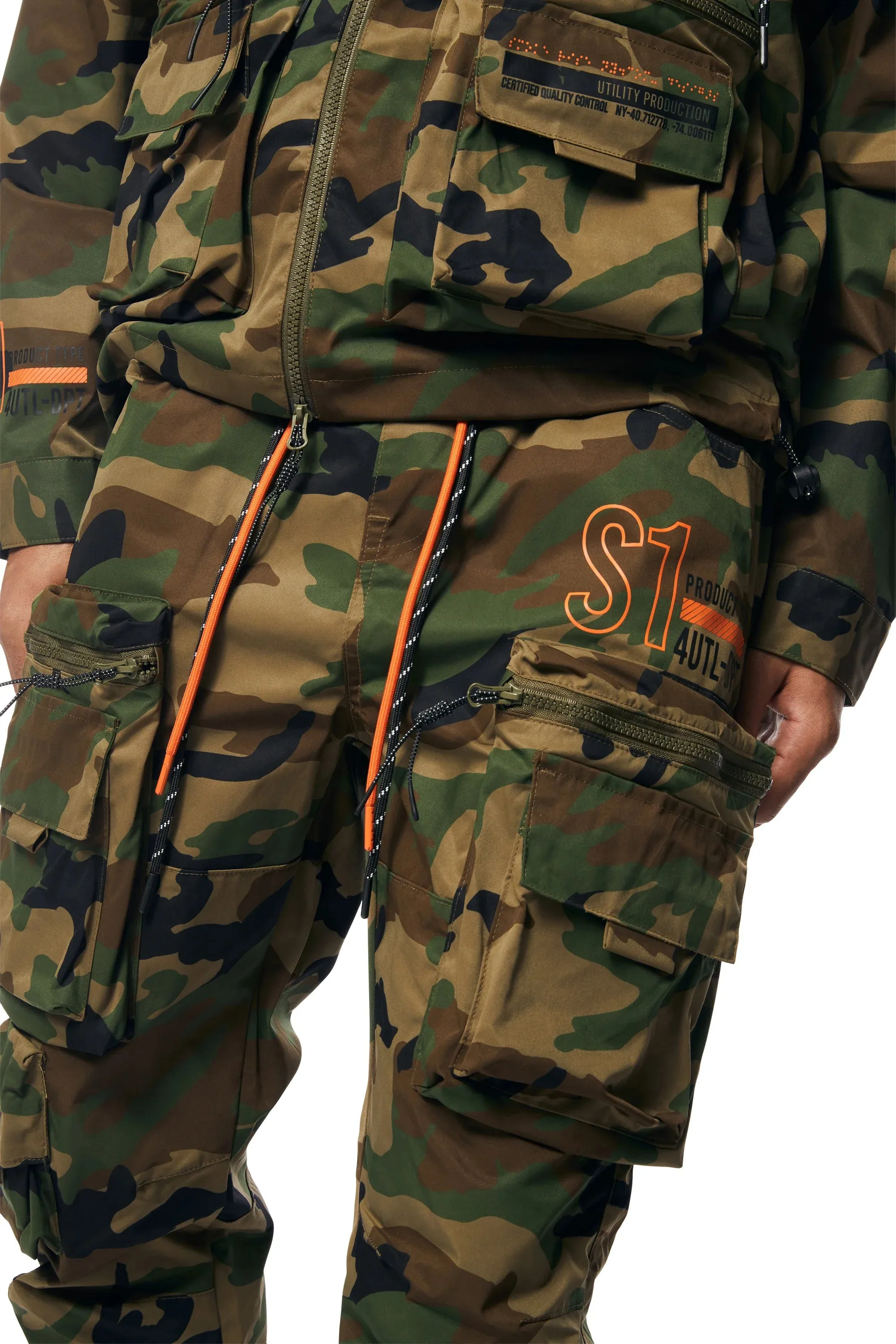 Men's Utility Windbreaker Cargo Pants