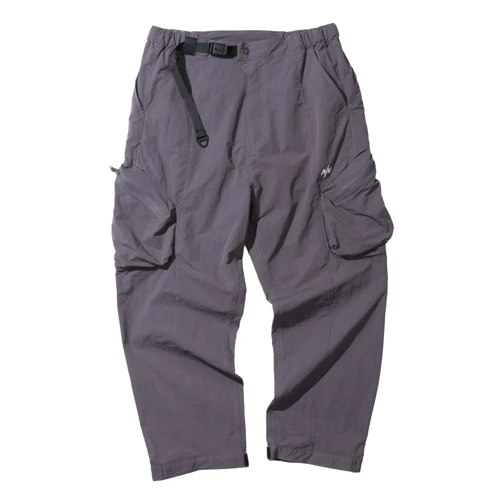 NINE POINT NINE MESH BREATHE MULTI POCKET PANTS-GREY