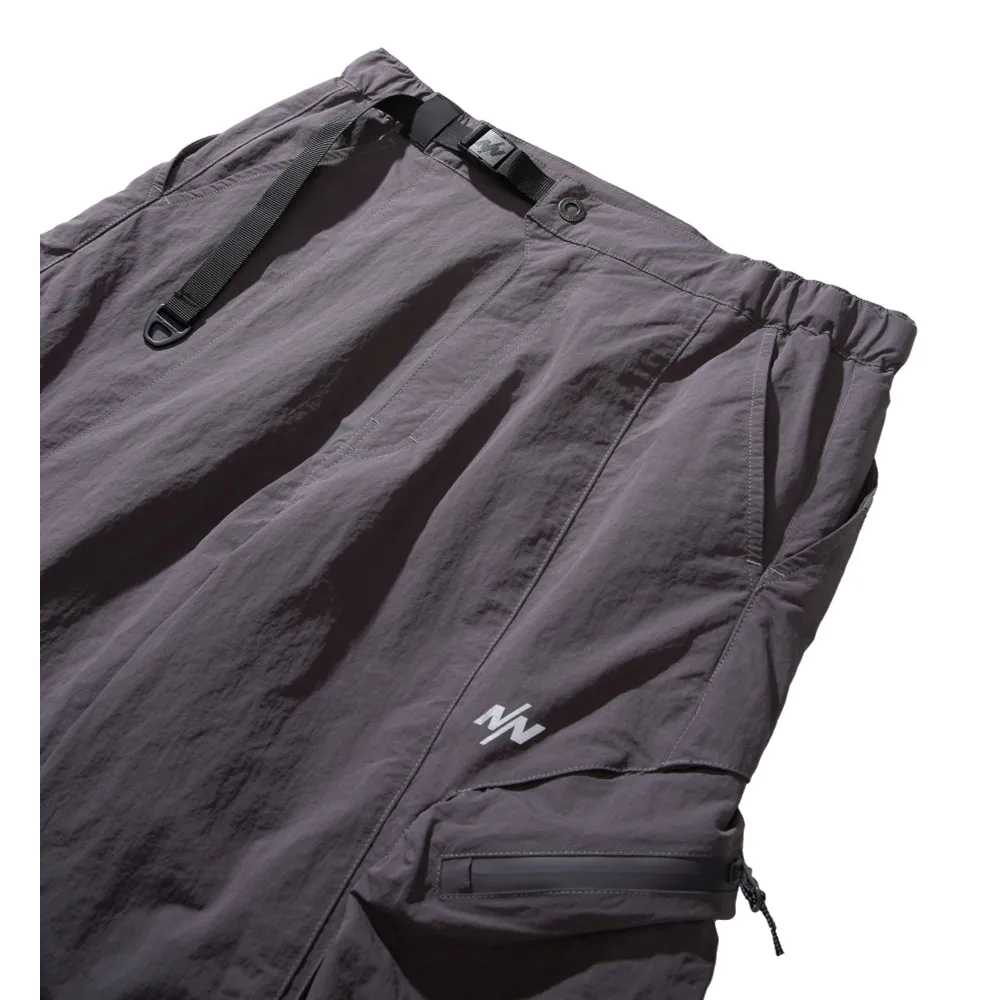 NINE POINT NINE MESH BREATHE MULTI POCKET PANTS-GREY