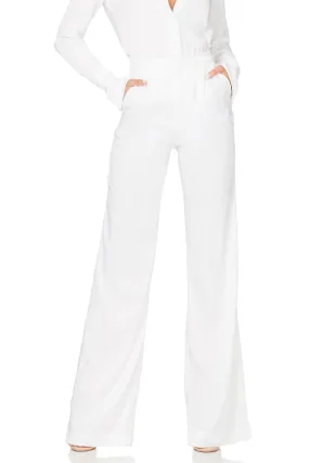 Nookie Sasha Satin Pants - White