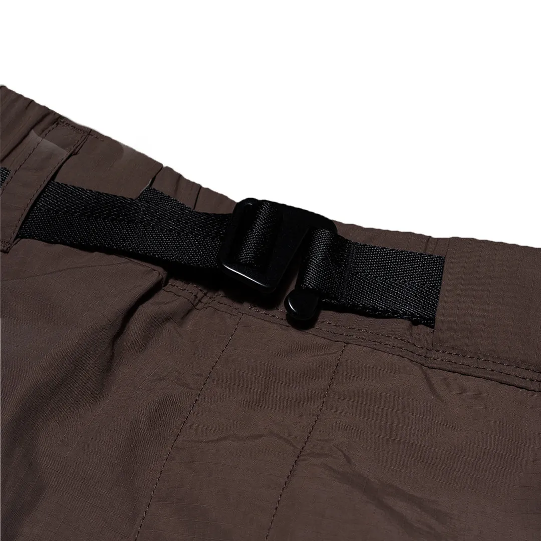 OPEN DIALOGUE 3D POCKET PANTS-BROWN