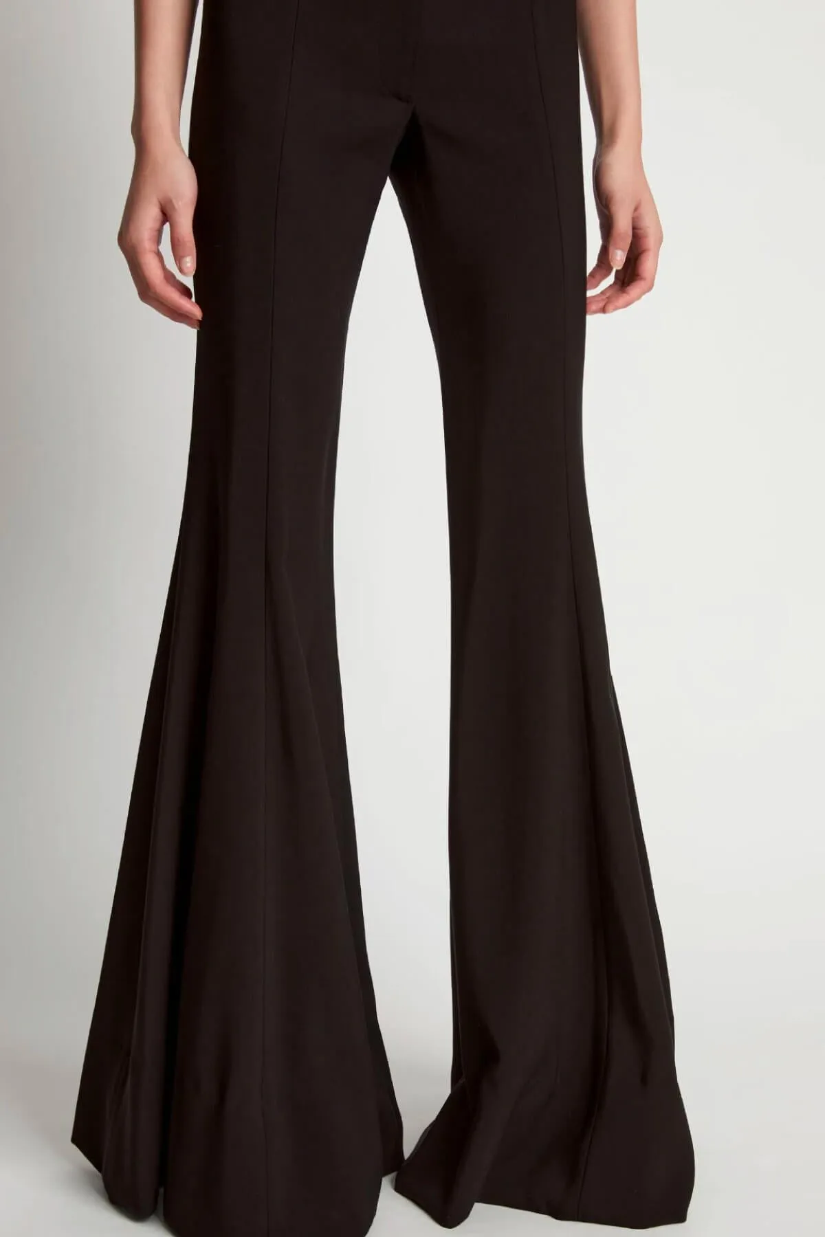 Proenza Schouler Wide Leg Suiting Pant - Black