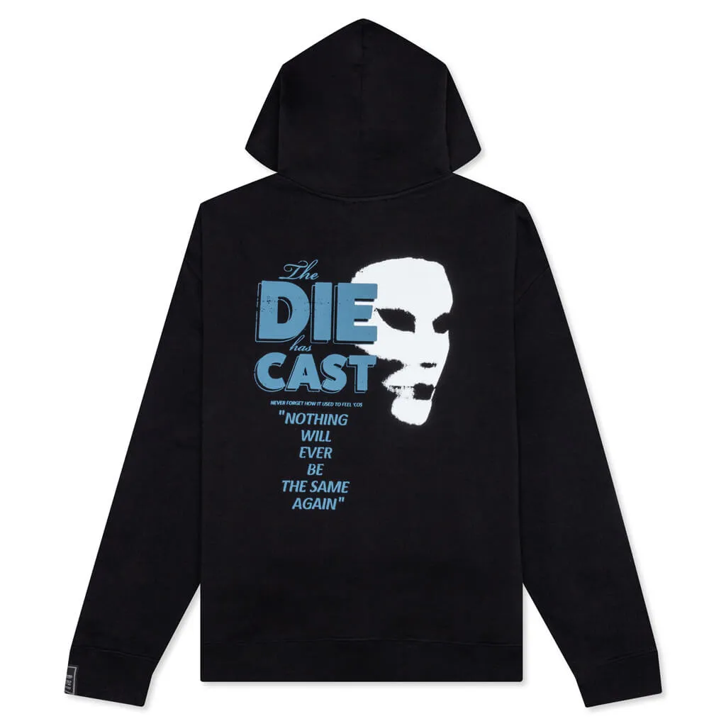 Regular Fit Hoodie Die Cast Print - Black