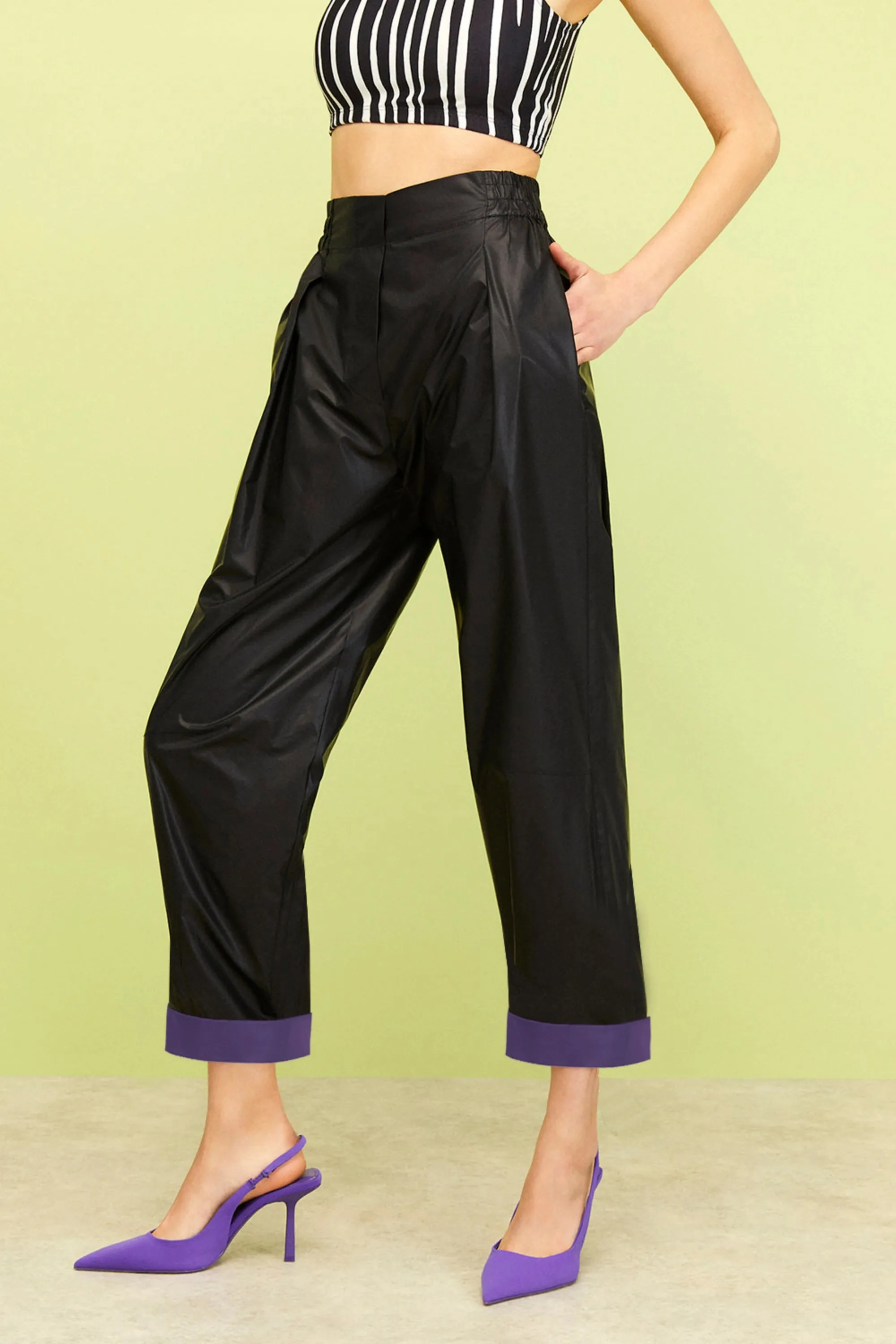 Slouchy Cuffed Pants