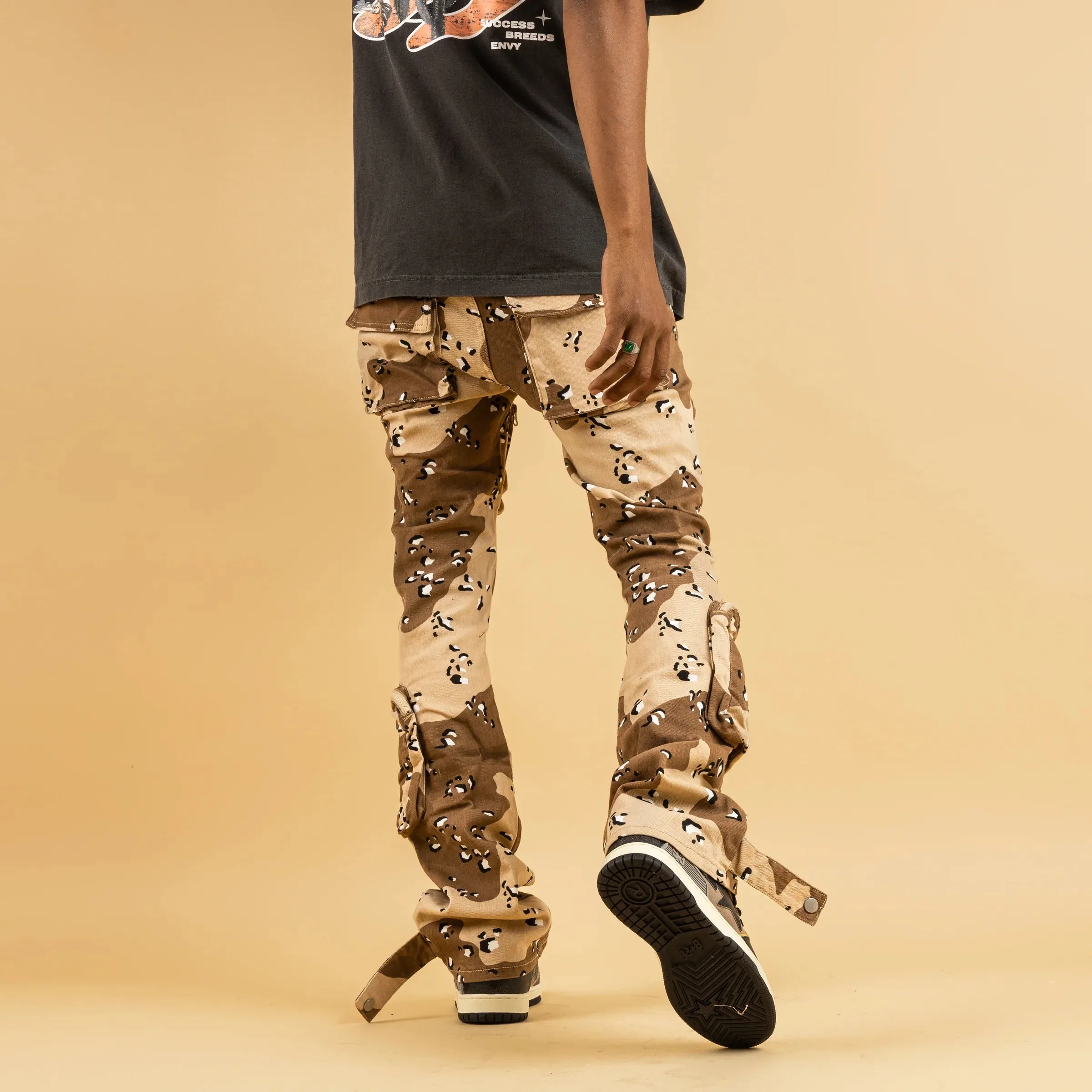 SONORAN FLARED CAMO DENIM