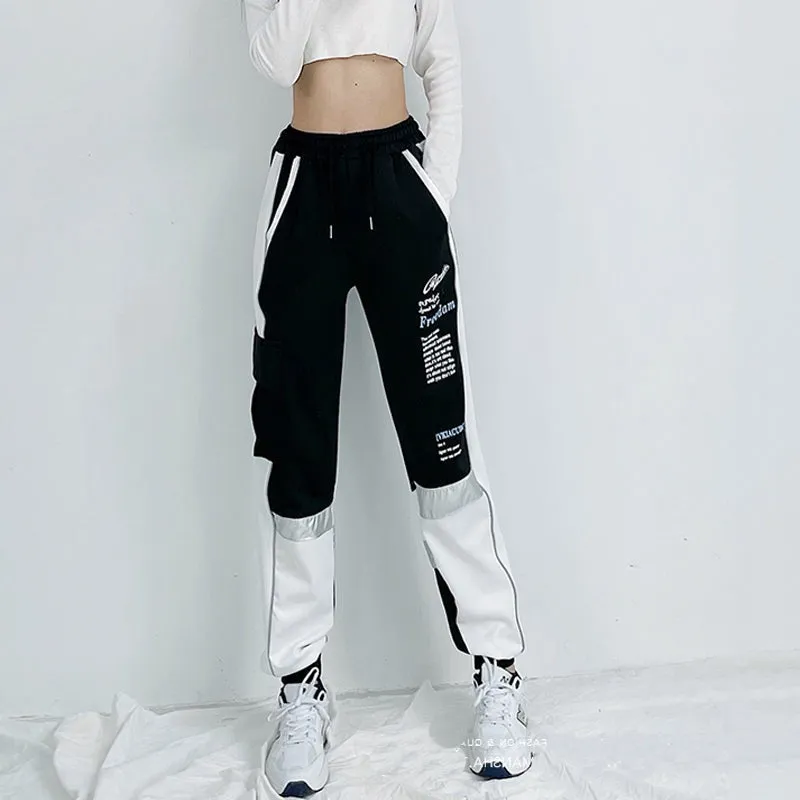 Sweatpants With Lettering And Elastic Waist