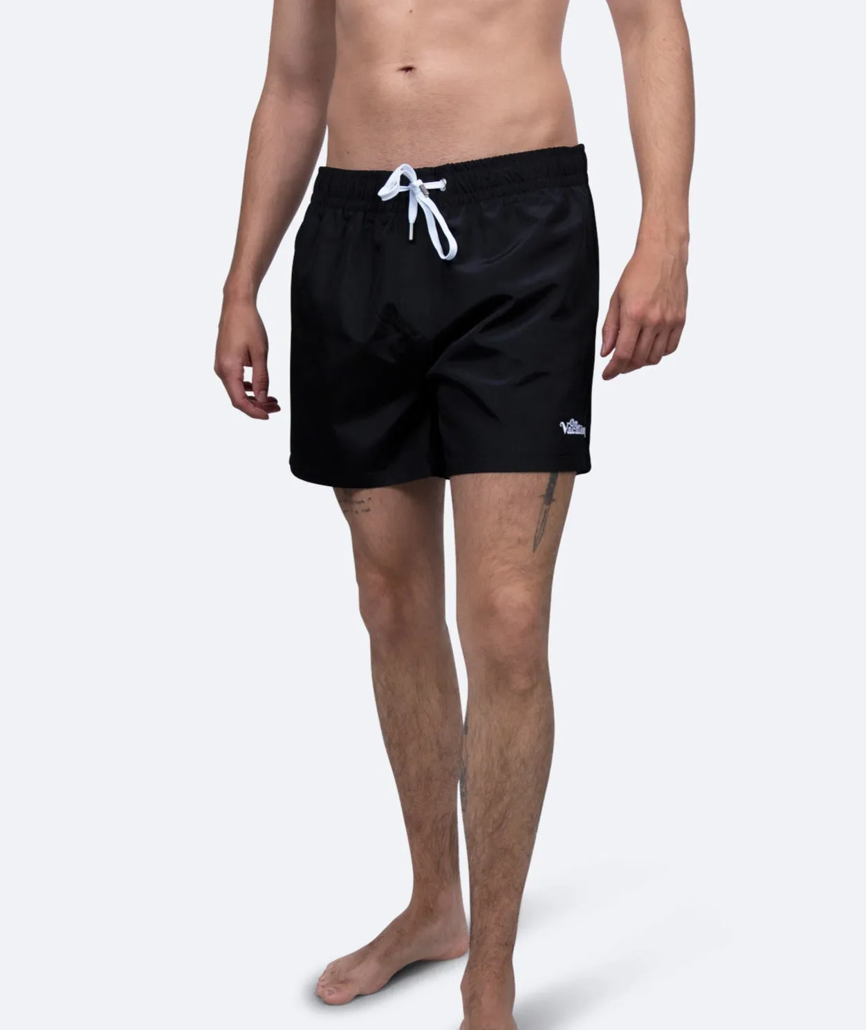 Swim Shorts Monochrome - Black