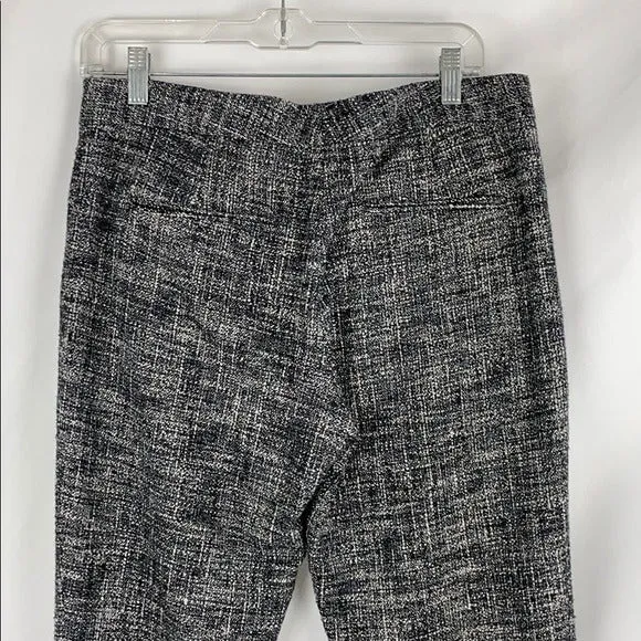 Theory Gray Charcoal Tweed Trousers