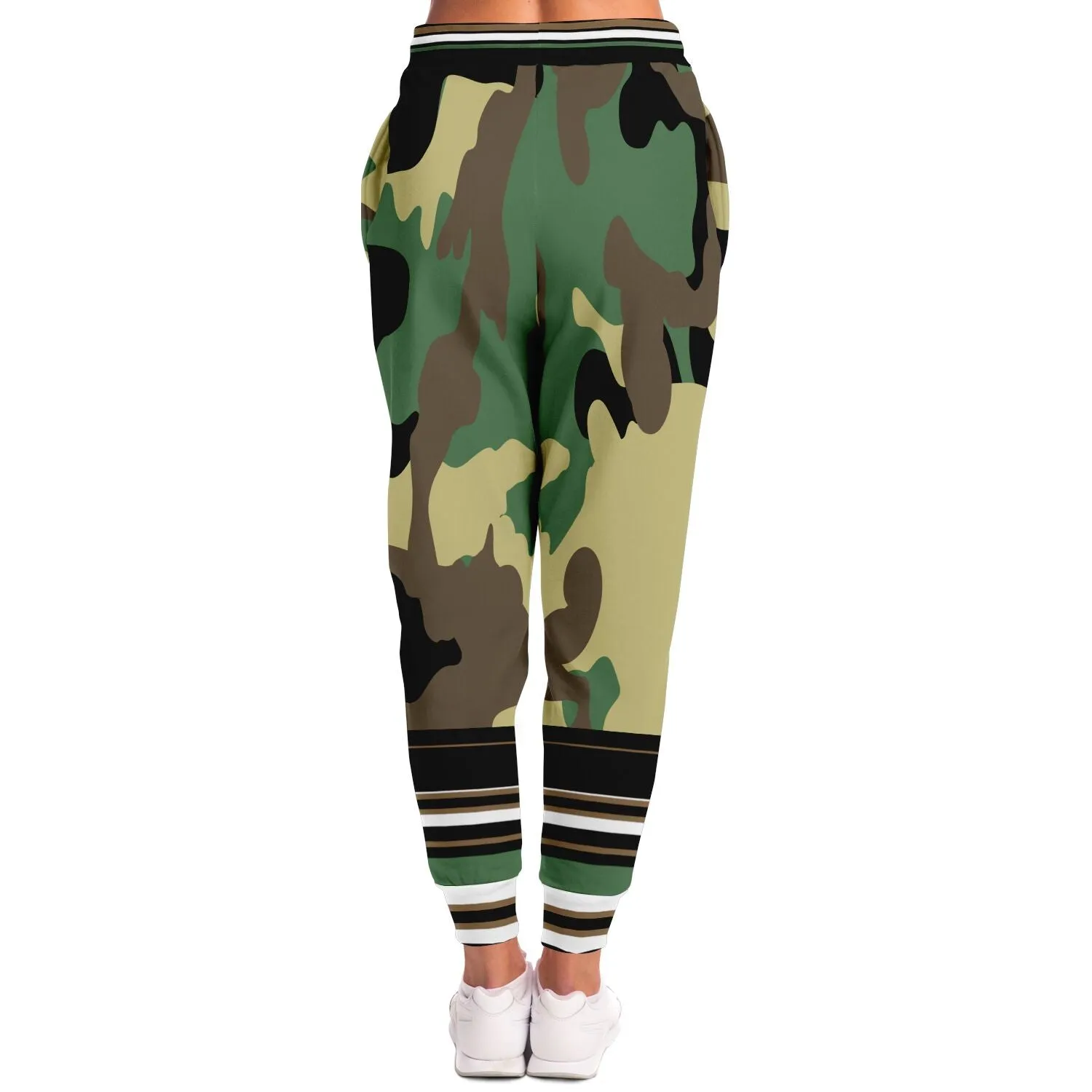 THS Snake Bite Fleece Joggers in Green Camo