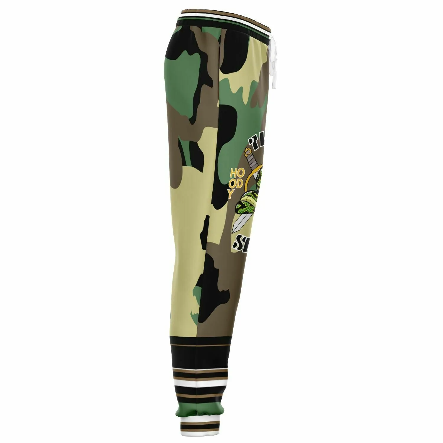 THS Snake Bite Fleece Joggers in Green Camo