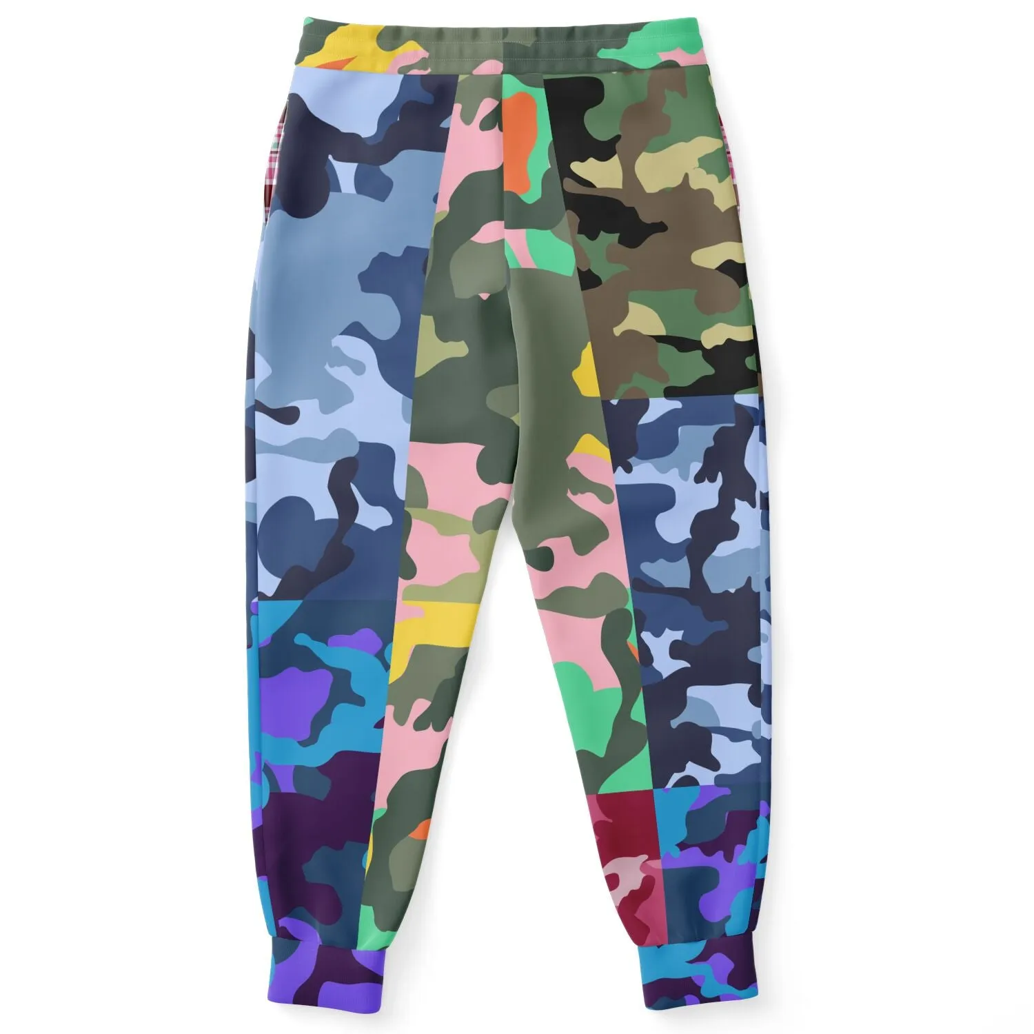 THS Snake Bite Patchwork Camo Stretch Poly Eco-Poly Joggers