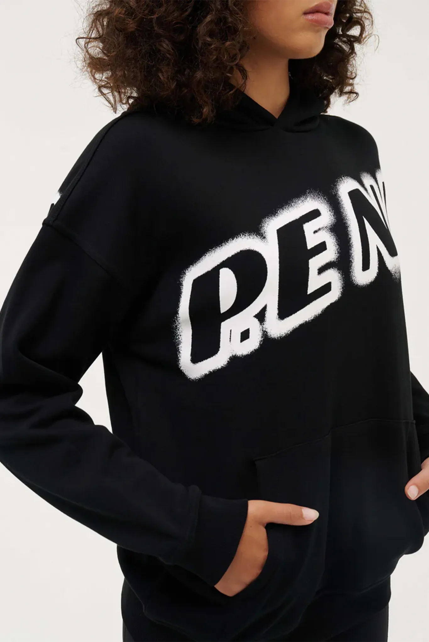 Tie Break Hoodie | Black