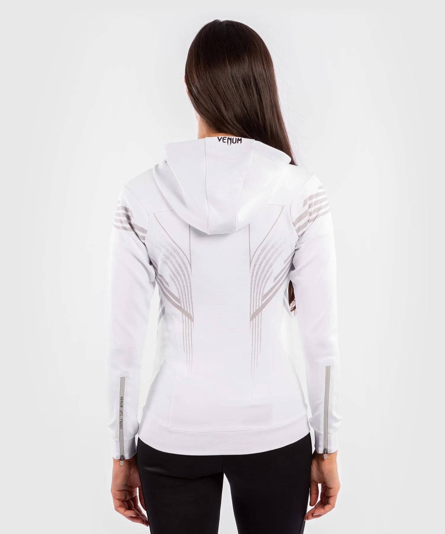 UFC Venum Authentic Fight Night Women's Walkout Hoodie - White