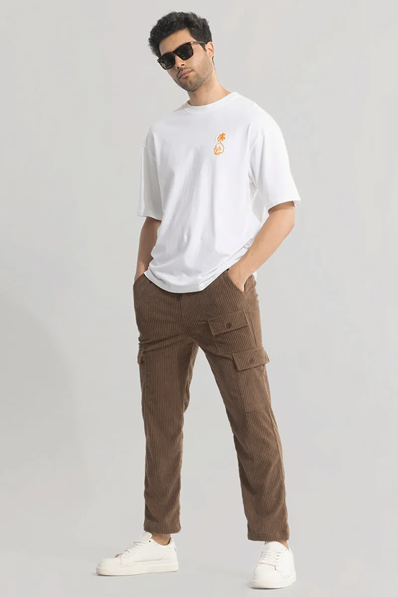 Urban Cord Brown Corduroy Cargo Pant