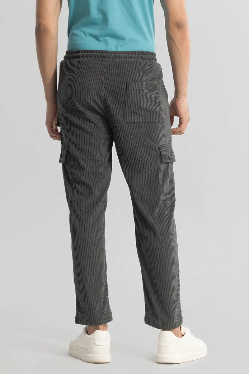 Urban Cord Grey Corduroy Cargo Pant