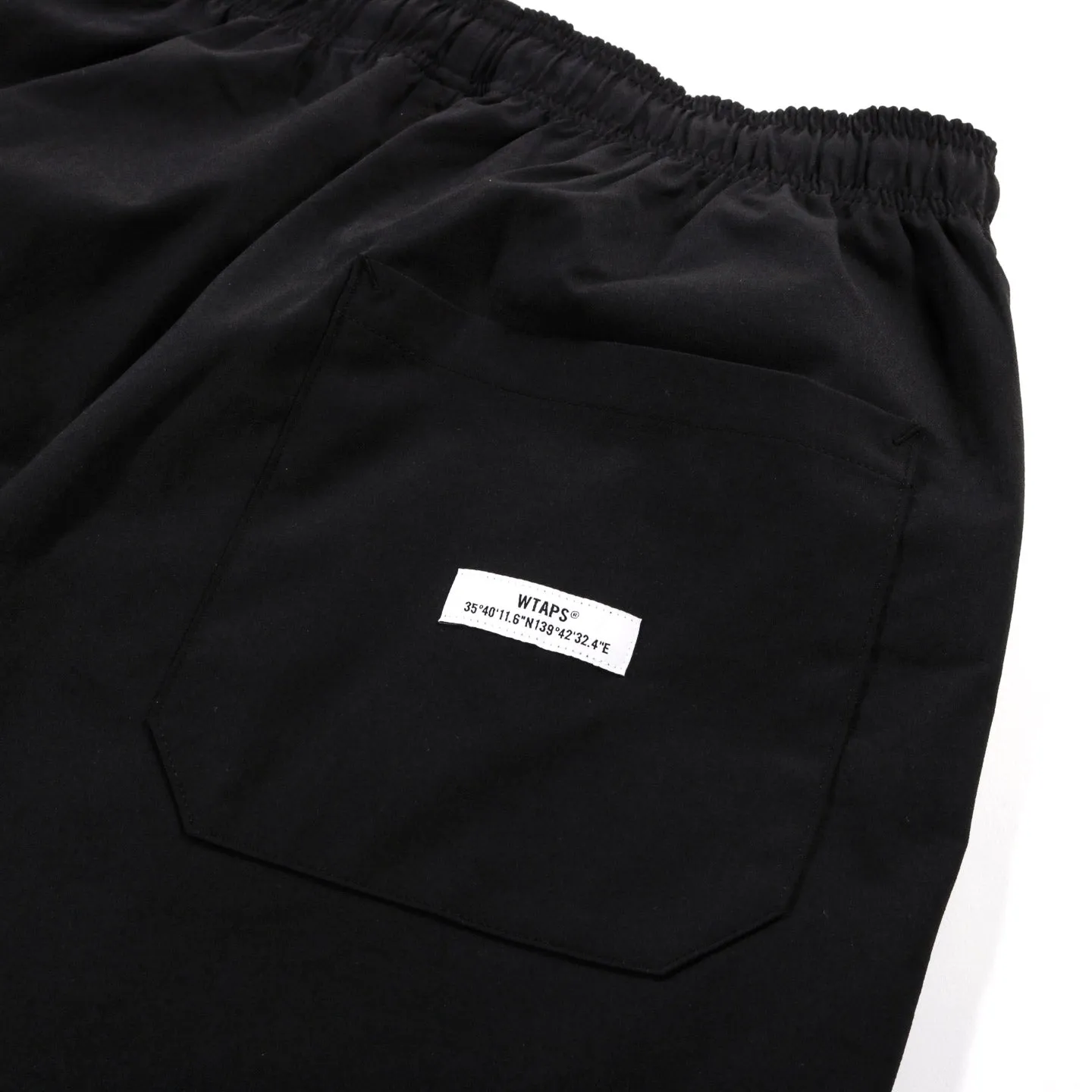 WTAPS SEAGULL 01 TROUSERS POLY TWILL BLACK